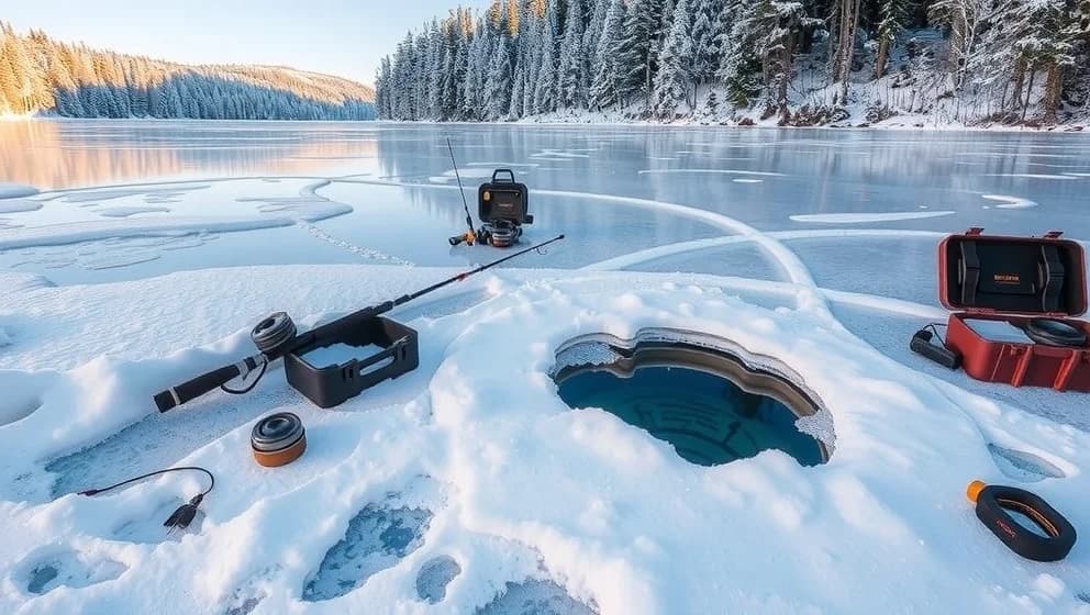 Fiska på vintern utan frysning