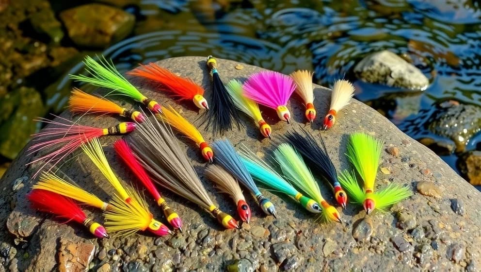 Flugor för regnbåge fångar mer fisk än andra metoder