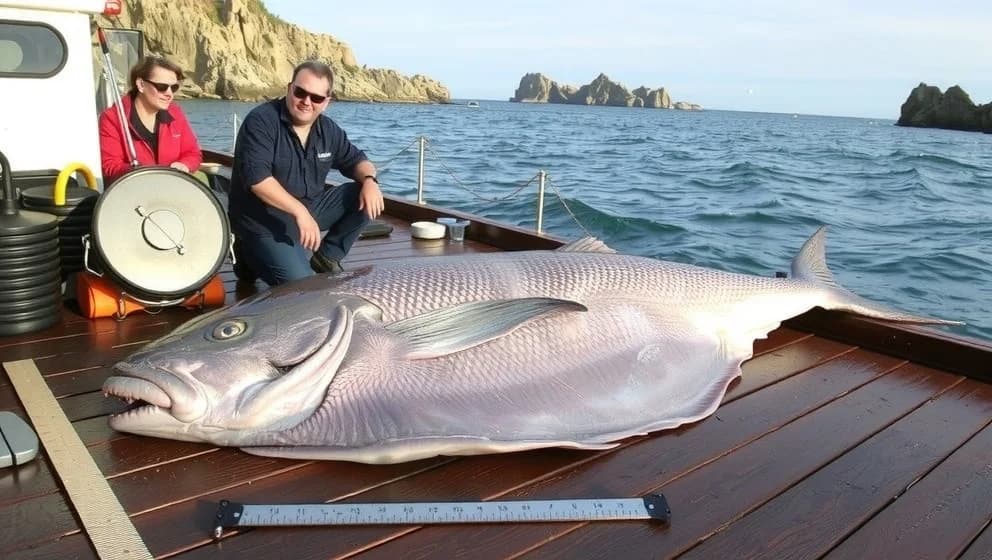 Hälleflundra rekord Sverige