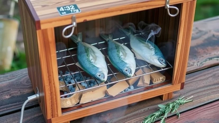 Så rökar du fisk hemma i röklåda