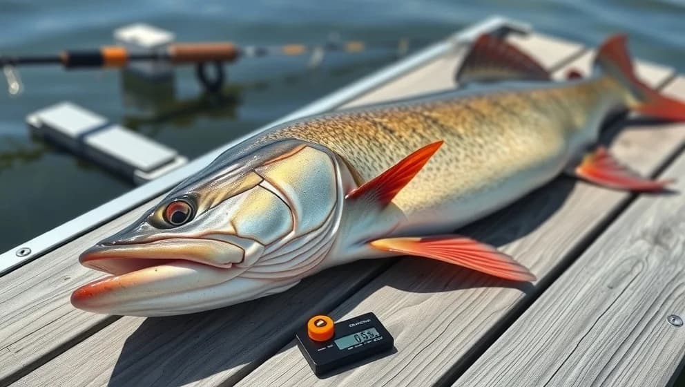 Svenskt rekord gädda väger över 30 kilo